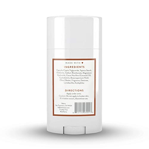 Native Deodorant - Natural Deodorant for Women and Men - Vegan, Gluten Free, Cruelty Free - Aluminum Free, Free of Parabens & Sulfates - Coconut & Vanilla