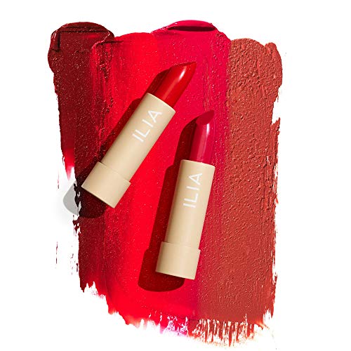 ILIA - Color Block Lipstick | Non-Toxic, Vegan, Cruelty-Free, Clean Makeup (Rosewood (Soft Oxblood))