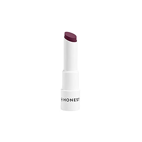 Honest Beauty Tinted Lip Balm, Plum Drop with Acai Extracts + Avocado Oil | EWG Certified + Dermatologist & Physician tested & Vegan + Cruelty free | 0.141 oz.