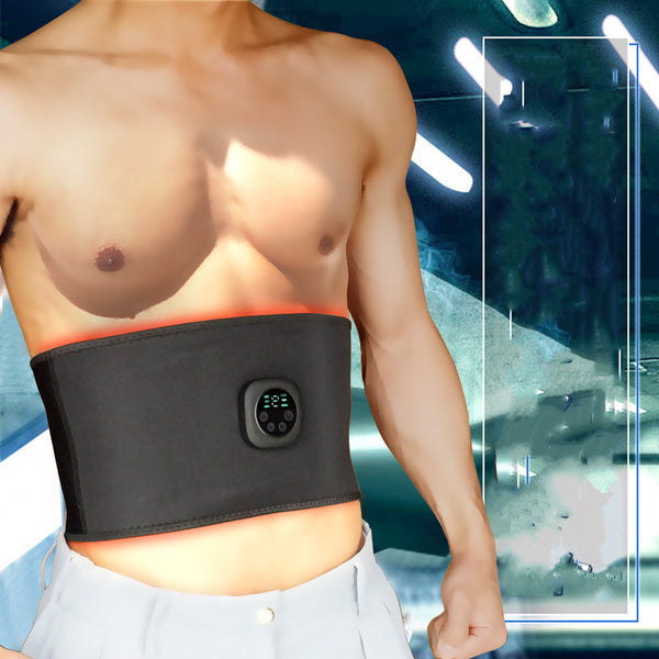 Abdominal belt and abdominal muscle patch