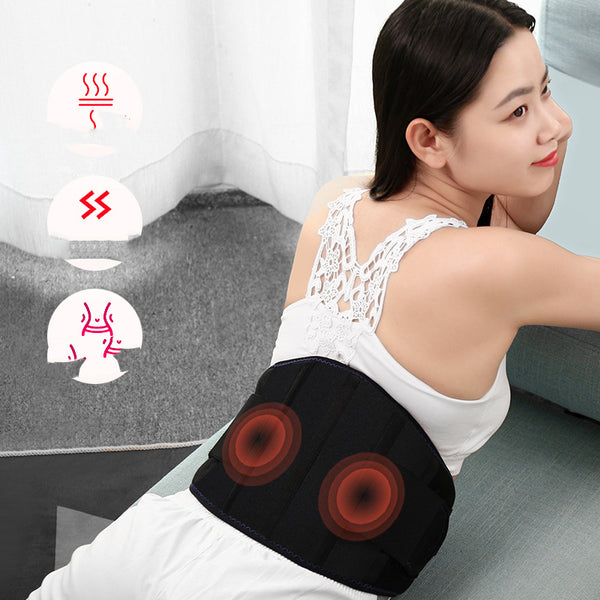 Cordless Heating Pad for Back Pain Relief with Massage