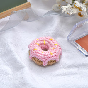 Japanese New Woolen Knitting Donuts Girl Hair Accessories Scarf Diy Decoration Accessories