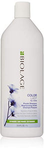 BIOLAGE Colorlast Purple Shampoo Neutralizes Brassy & Yellow Tones Paraben-Free For Color Treated Hair,, 33.8 Ounce ()
