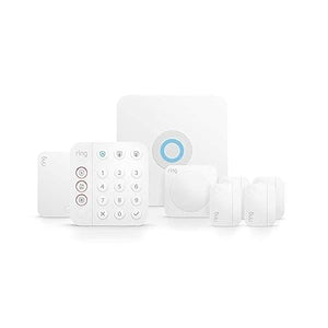 Certified Refurbished Ring Alarm 8-piece kit (2nd Gen) – home security system with optional 24/7 professional monitoring – Works with Alexa