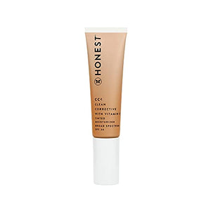 Honest Beauty Clean Corrective with Vitamin C Tinted Moisturizer Broad Spectrum 30, Terra Light| 6-in-1 Skincare-Hybrid with Mineral SPF & Blue Light Defense | Dermatologist Tested + Vegan | 1oz