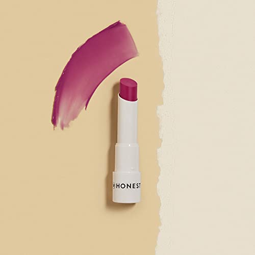 Honest Beauty Tinted Lip Balm, Dragon Fruit with Acai Extracts + Avocado Oil | EWG Certified + Dermatologist & Physician tested & Vegan + Cruelty free | 0.141 oz.