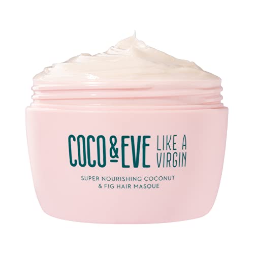 Coco & Eve Like a Virgin Hair Masque - Coconut & Fig Hair Mask for Dry Damaged hair with Shea Butter & Argan Oil for Hair Repair & Hydration | Deep Conditioning Mask Hair Treatment