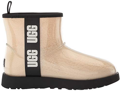 UGG Classic Clear Mini Boot, Natural / Black, Size 8