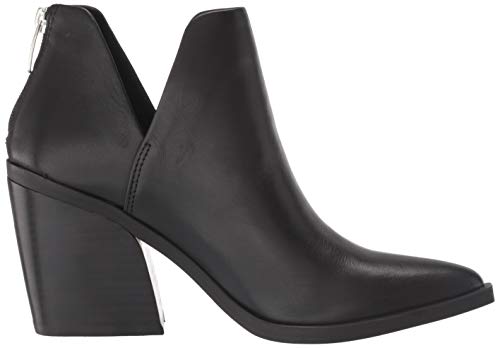Steve Madden Women's Alyse Fashion Boot, Black Leather, 7.5 M US