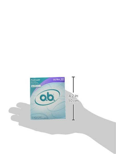 o.b. Ultra Absorbency Tampons, 40-Count Boxes (Pack of 3)