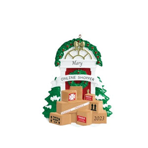 2023 Personalized Christmas Tree Ornament for Online Shoppers - Online Shopper Customized Ornament-Keepsake for Girls-Free Customization