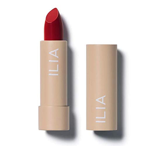 ILIA - Color Block Lipstick | Non-Toxic, Vegan, Cruelty-Free, Clean Makeup (Tango (Deep Red))