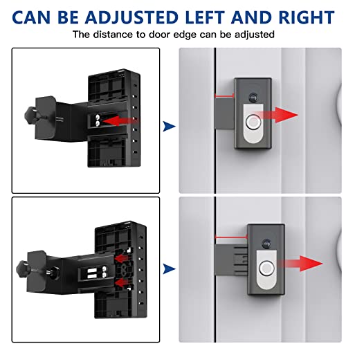 KIMILAR Anti-Theft Video Doorbell Mount Compatible with Most Video Doorbell, Adjustable Mounting Bracket Accessories for houses, apartments, businesses, No Need to Drill