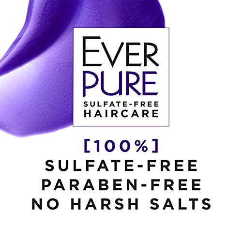 L'Oréal Paris Hair Care EverPure Sulfate Free Brass Toning Purple Shampoo for Blonde, Bleached, Silver, or Brown Highlighted Hair, 6.8 Fl. Oz
