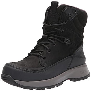 UGG Men's Emmett Boot High Boot, Black Leather, Size 11