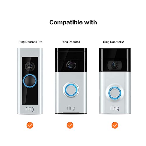 Video Doorbell Screws,Video Doorbell Replacement Screws,Security Screws Compatible with Video Doorbell, Video Doorbell 2 and Pro(4Set /20pcs)(Black)