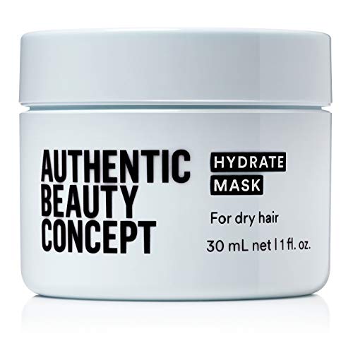 Authentic Beauty Concept Hydrate Mask | Normal To Dry or Curly Hair | Add Moisture & Shine | Vegan & Cruelty-free | Silicone-free | 1 fl. oz.