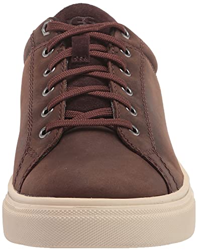 UGG Men's BAYSIDER Low Weather Sneaker, Grizzly Leather, 11