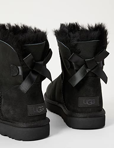 UGG Women's Mini Bailey Bow Ii Boot, Black, 8