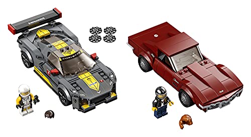 LEGO Speed Champions Chevrolet Corvette C8.R Race Car and 1968 Chevrolet Corvette 76903 Building Kit; New 2021 (512 Pieces)