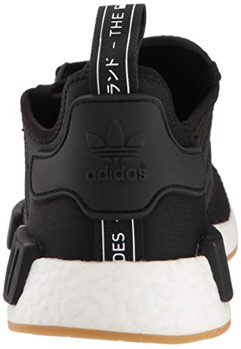 adidas Originals Men's NMD_R1 Running Shoe, Black/Gum, 12 M US