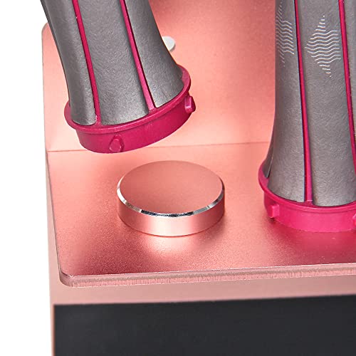 Wall Mounted Holder for Dyson Airwrap Styler Accessories Storage Stand Rack Bracket with Adhesive for Home Bedroom Bathroom Organizer (Pink)