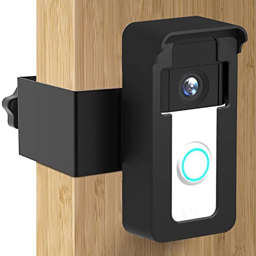 Anti-Theft Doorbell Mount for Apartment, No Drill Door Bell Holder Compatible for Ring Doorbell, Blink Video Doorbell, Google Doorbell & Most Video Doorbell, Doorbell Kits for Door Renters Home Office