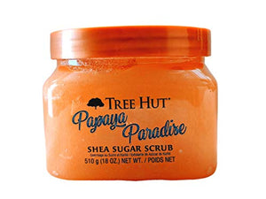 Tree Hut Papaya Paradise Shea Sugar Scrub Made With Shea Butter, Papaya Extract & Pineapple Enzymes For A Natural Glow, 18 oz.