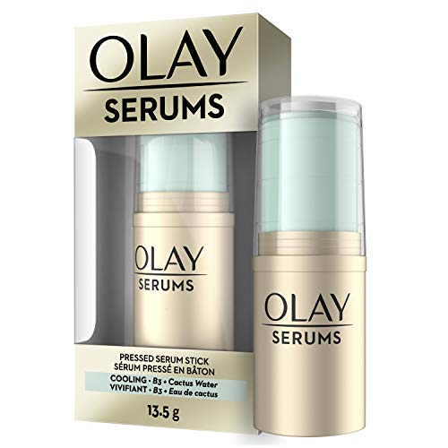 Face Serum by Olay, Skin Cooling Serum Stick with Vitamin B3 and Cactus Water, 0.47 Fl Oz