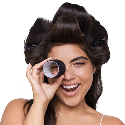 Kitsch Ceramic Thermal Hair Rollers - Salon Quality Hairdressing Curlers - Pack of 8 Assorted Size Self Grip Hair Curlers Create Waves and Curls DIY Hairstyle Ideal for Holiday Gift