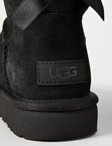 UGG Women's Mini Bailey Bow Ii Boot, Black, 8