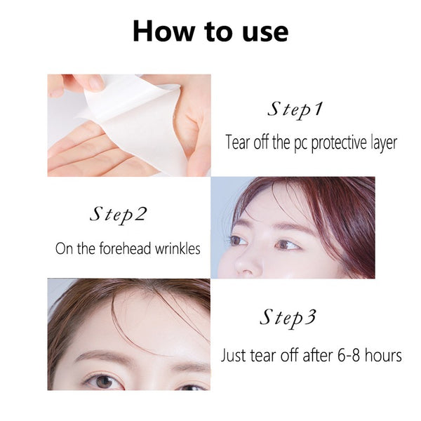 Anti-wrinkle forehead patch