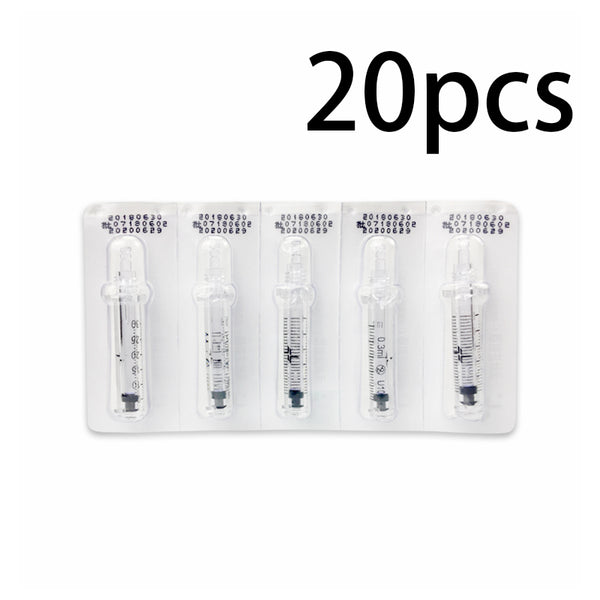 Nebulizer wrinkle-free needle syringe