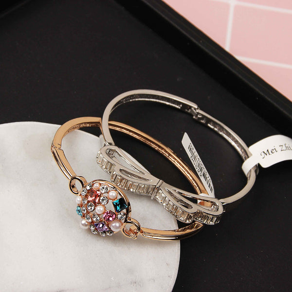 Beauty of the Spring and summer new color color plated gold Korean version of the rhinestone zircon bracelet bracelet