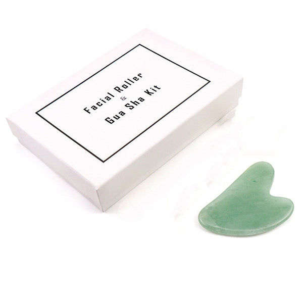 Jade Scraping Board Massage Beauty Stick Jade Roller Boutique Set For Skin Care Routine