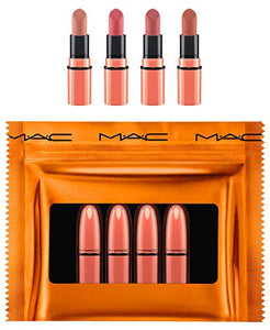 M.A.C. Shiny Pretty Things Party Favors Mini Lipstick Gift Set NUDES