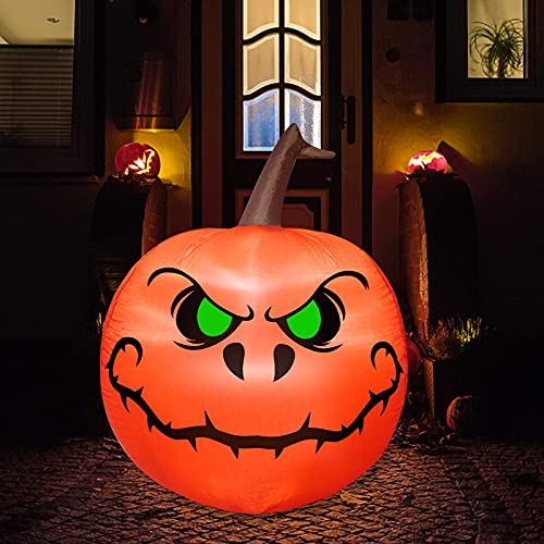 55" Halloween Inflatable Pumpkins -LED Lights Decor Outdoor Indoor Holiday Decorations, Blow up Lighted Yard Decor, Lawn Inflatables Home Family Outside