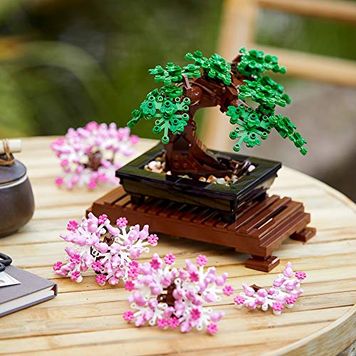 LEGO Bonsai Tree 10281 Building Kit, a Building Project to Focus The Mind with a Beautiful Display Piece to Enjoy, New 2021 (878 Pieces)