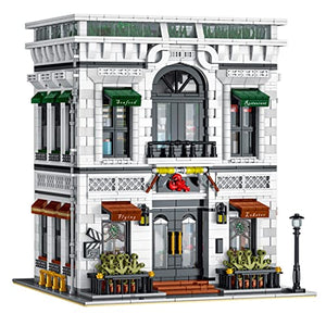PEXL Modular Building Sets, 4039 Pieces Seafood Restaurant Model Kit Compatible with Lego Modular Buildings