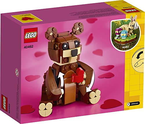 LEGO Valentine’s Brown Bear 40462 Building Kit (239 Pieces)