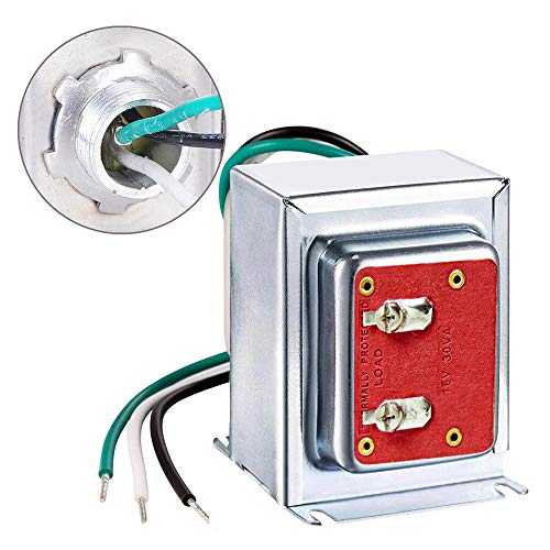 16v 30va Doorbell Transformer Compatible with Ring Video Doorbell Pro, Nest Hello and Nest, Eufy, Wyze, Blink Smart Video Doorbell，Hardwired Door Chime Transformer