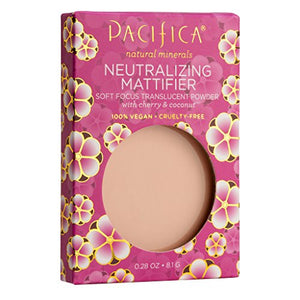 Pacifica Beauty Neutralizing Mattifier Cherry Powder, Natural Minerals for All Skin Types, Vegan & Cruelty Free, 0.28 Ounce