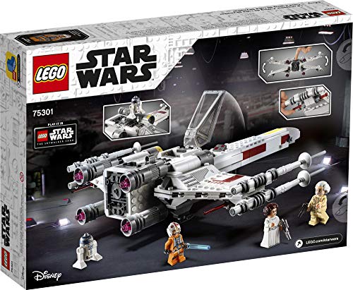 LEGO Star Wars Luke Skywalker’s X-Wing Fighter 75301 Awesome Toy Building Kit for Kids, New 2021 (474 Pieces)