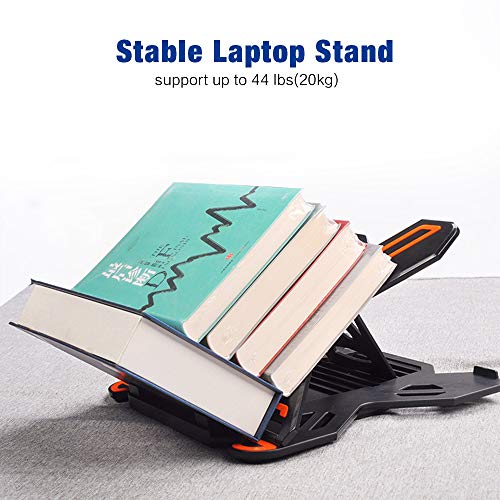 BESIGN Adjustable Laptop Stand, Ergonomic Riser Notebook Computer Holder Stand Compatible with Air, Pro, Dell XPS, HP, Lenovo More 10-15.6" Laptops, Black