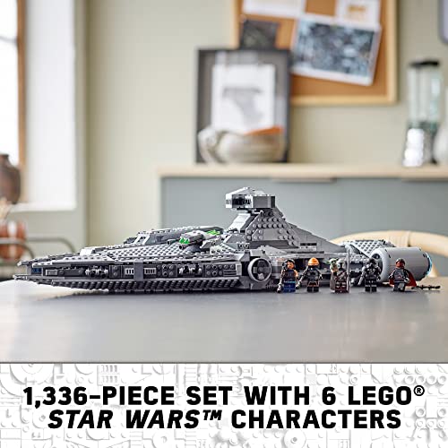LEGO Star Wars: The Mandalorian Imperial Light Cruiser 75315 Awesome Toy Building Kit for Kids, Featuring 5 Minifigures; New 2021 (1,336 Pieces)