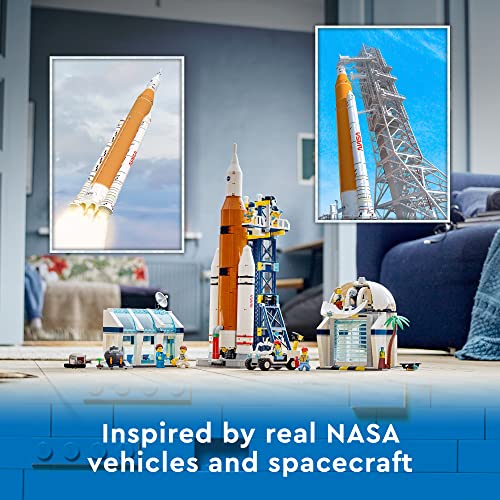 LEGO City Rocket Launch Center 60351 Building Kit; NASA-Inspired Space Toy for Kids Aged 7 and up (1,010 Pieces)