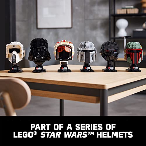 LEGO Star Wars The Mandalorian Helmet 75328 Building Kit for Adults; Collectible Brick-Built Display Model (584 Pieces)