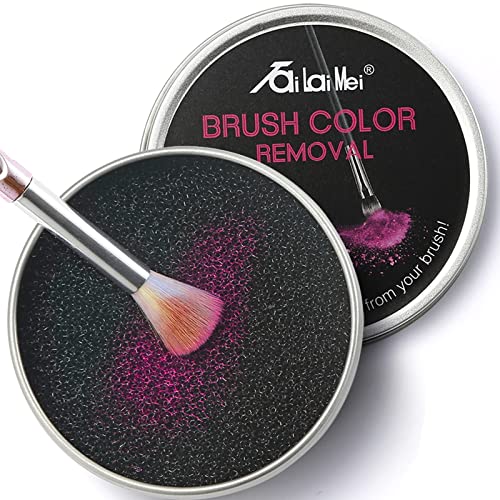 TailaiMei Color Removal Cleaner Sponge, Quickly & Easily Clean Makeup Brushes Without Water or Chemical Solutions Eliminating Drying Time - Switch Eyeshadow Colored Immediately