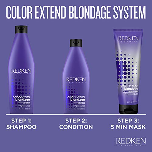 Redken Color Extend Blondage Color Depositing Purple Shampoo for Blonde Hair, 10.1 Ounce