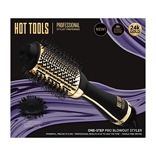 HOT TOOLS Professional 24k Gold Charcoal Infused One-step Blowout Styler